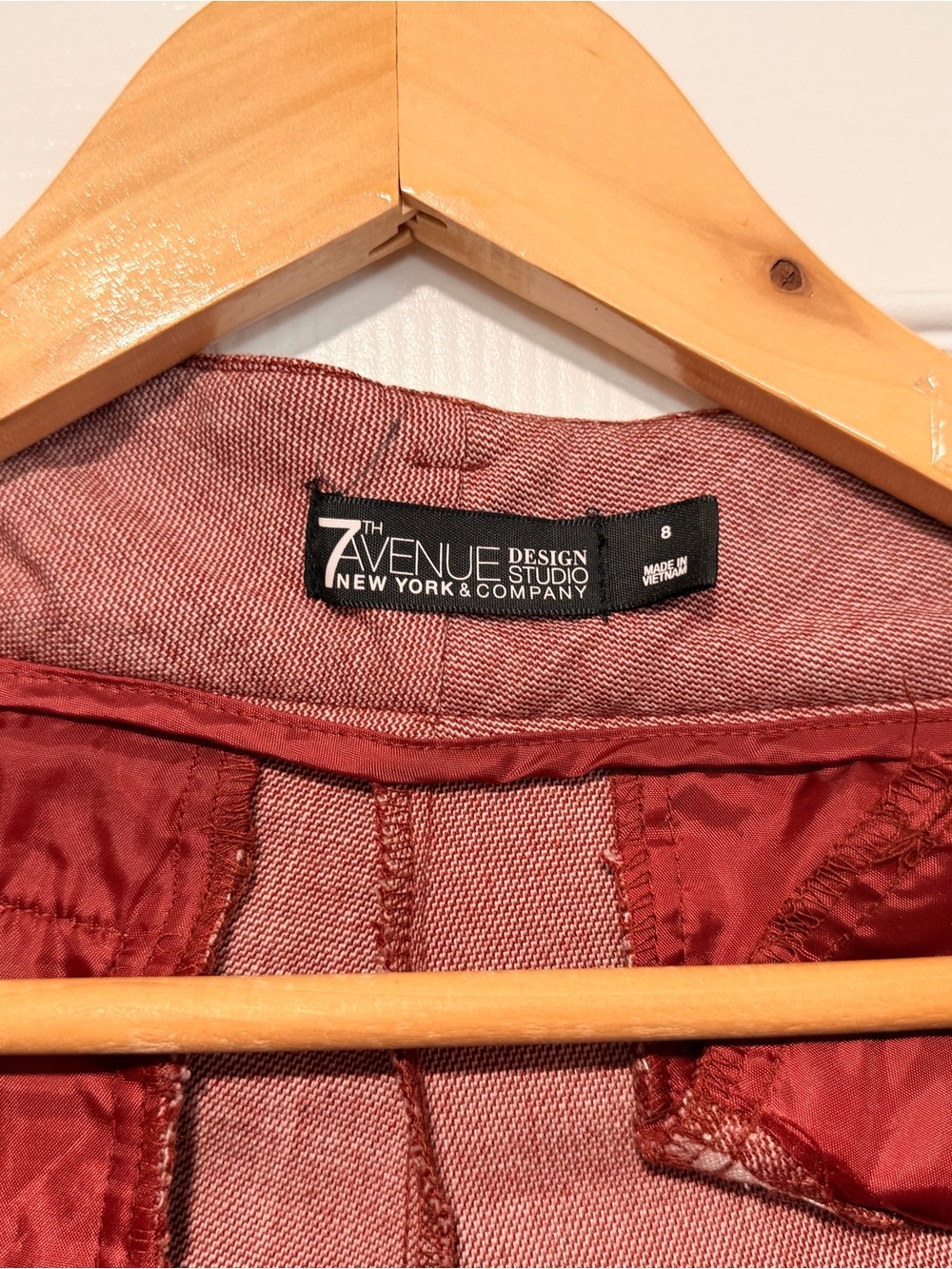 New York & Company Dusty Rose Boot-Cut Dress Pants - Picture 3 of 3